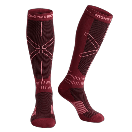 Calcetines de compresión Performance Red para running - Kompresion