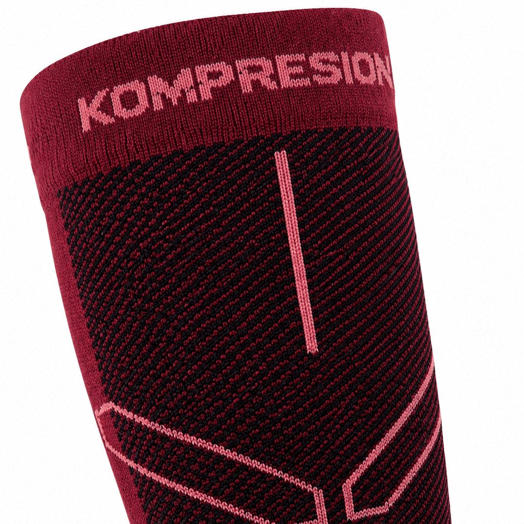 Calcetines de compresión Performance Red - detalle del tejido