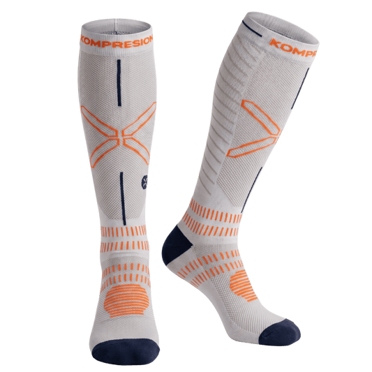 Calcetines de compresión Performance Orange para running - Kompresion